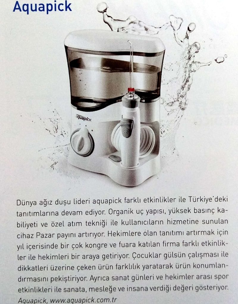 PNV Dergisinde Ekim 2018 Aquapick Haberi